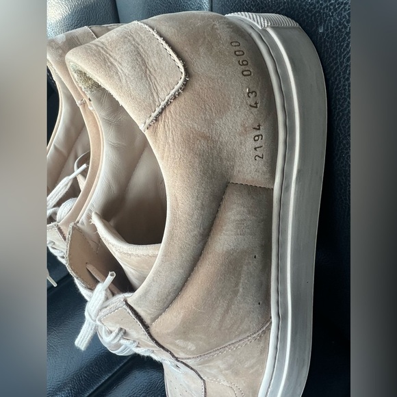 Common projects Achilles Mens Beige Tan Suede 43 US 10 - Picture 6 of 10